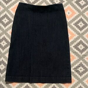 GAP Womens Dark Denim Pencil Skirt Size 0